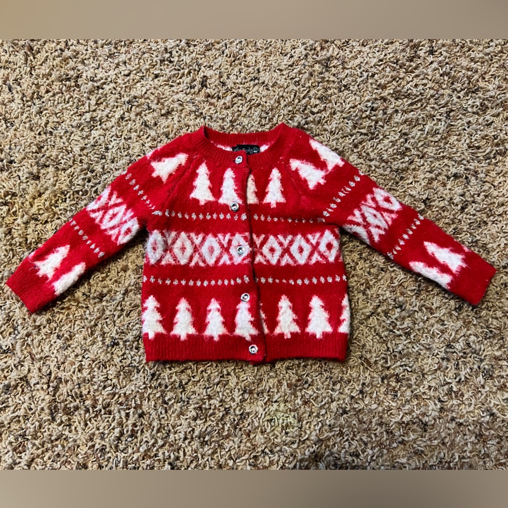 Cynthia Rowley Christmas tree cardigan size 12 months